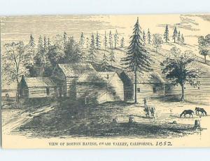 Pre-1980 CIRCA 1852 VIEW Grass Valley - Near Yuba City California CA ho0927