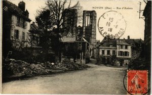 CPA Noyon- Rue d'Amiens FRANCE (1020546)