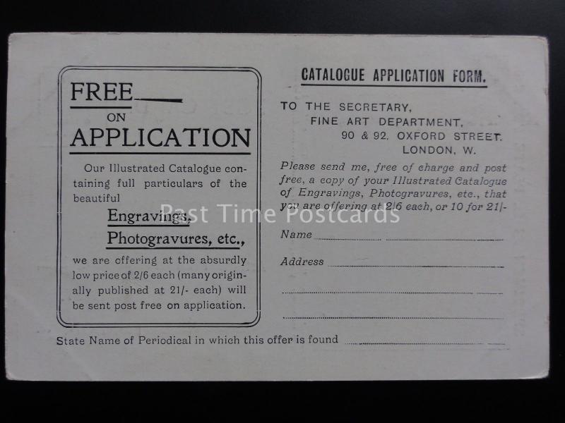 Advertising: Artistic Photographic Co Ltd 90 & 92 Oxford Street, London - Old PC