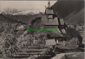 Norway Postcard - Hoprekstad Stavkyrkje, Vik Sogn RR19118