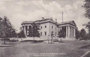 Washington DC Memorial Continental Hall Albertype