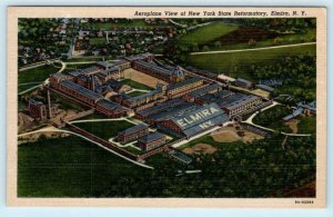 ELMIRA, NY ~ Aerial View NEW YORK STATE REFORMATORY ca 1930s Postcard