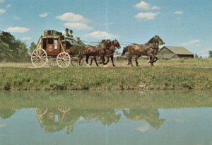 Stagecoach Farm Cart at Upper Canada Village Ontario Canadian Postcard