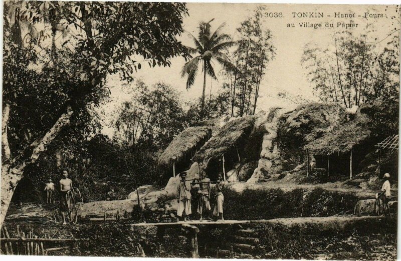 VIETNAM INDOCHINE - Tonkin - Hanoi - Fours au Village du Papier (190232)