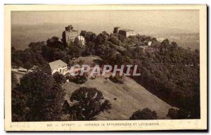 Old Postcard Ottrott Castles Rathsamhausen and Lutzelbourg