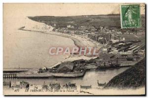 Old Postcard Le Treport View from the Cliff