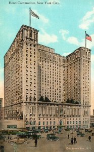 Vintage Postcard Hotel Commodore Latest Magnificent Hotel New York City NY
