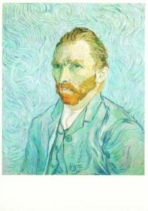 Vincent van Gogh Self-Portrait in 1889 Art Postcard #2