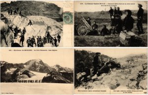 MILITARY IN ALPS CHASSEURS ALPINS 26 Vintage Postcards pre - 1940 (L5056)