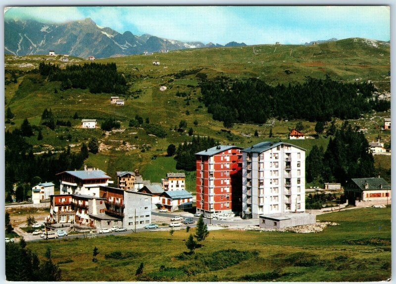 c1970s Madesimo, Italy Alpine Village Mountain View Ski Resort Chrome 4x6 PC M27