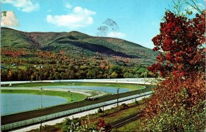 Green Mountain Park Racetrack Pownal Vermont US Rt 7 Cancel Concord Postcard 