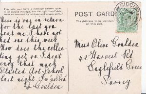 Genealogy Postcard - Family History - Goulden - Englefield Green - Surrey  A2429