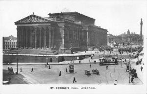 uk12487 st georges hall liverpool  real photo uk