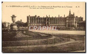Postcard Old St Germain En Laye The Castle Taken Rond Point De La Terrasse