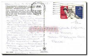 Modern Postcard Fisherman memorial statue