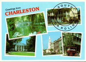 Greetings From Charleston South Carolina With Multi View