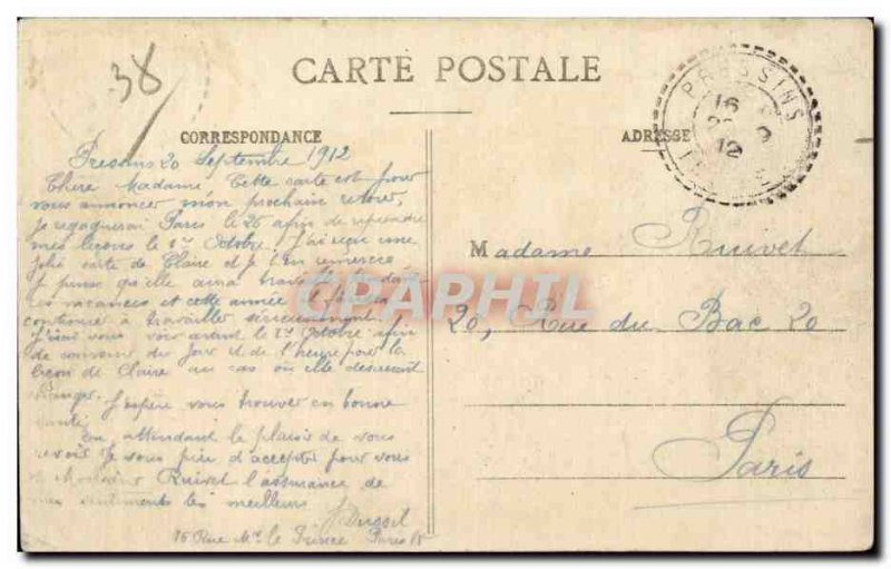 Saint Pierre de Chartreuse - Generale view - Old Postcard