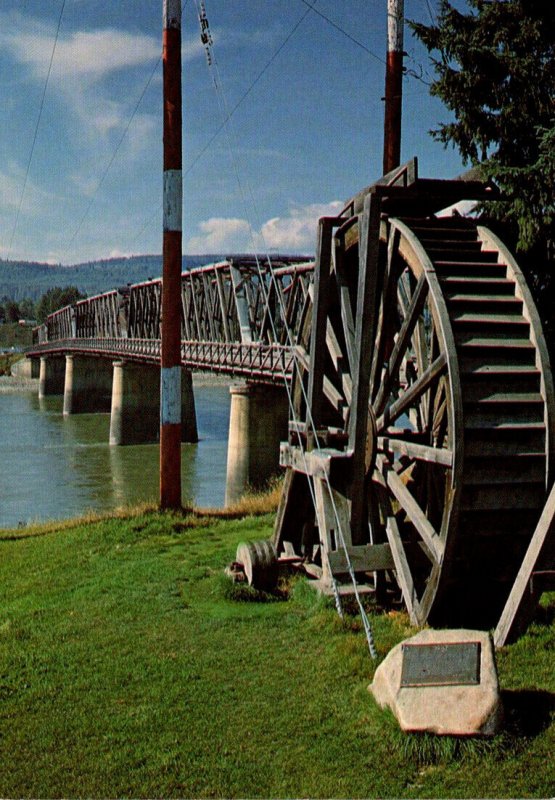 Canada British Columbia Quesnel Cornish Water Wheel