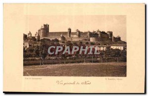 Postcard Old Cite Carcassonne North General View