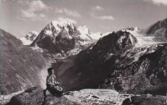 Switzerland Arolla Le Mont Collon Real Photo