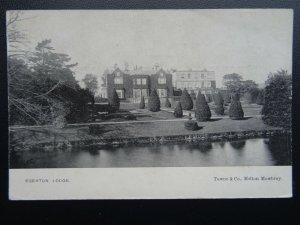 Leicestershire Melton Mowbray EGERTON LODGE c1905 Postcard by Towne & Co.