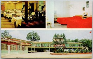 Evergreen's Motel Kitchener Ontario ON Highland Road Unused Vintage Postcard H63
