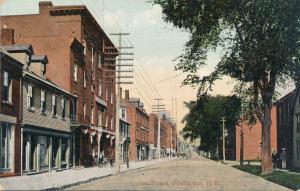 Queen Street - Fredericton NB, New Brunswick, Canada - pm 1909 - DB