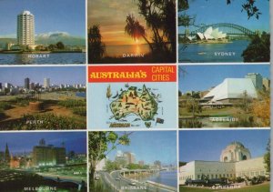 Australia Postcard - Views of Australia's Capital Cities  RR9295