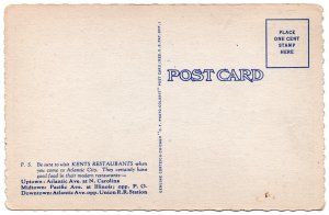 12202 Kents Restaurants, Atlantic City, New Jersey