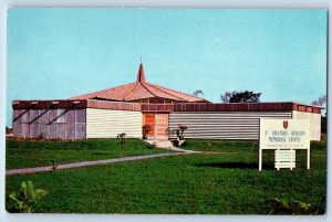 Di An Vietnam Postcard First Infantry Division Memorial Chapel c1950's