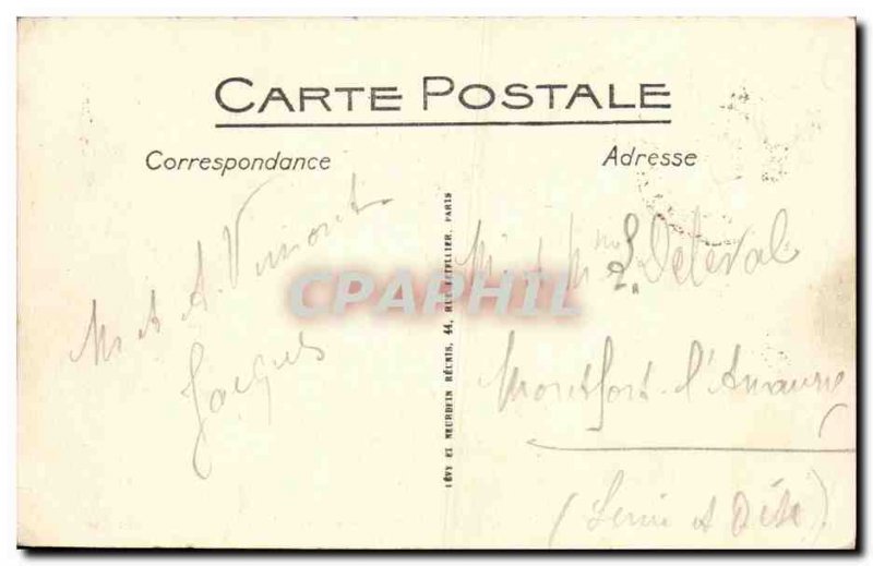 Old Postcard Arromanches On The Beach Sand Children work day