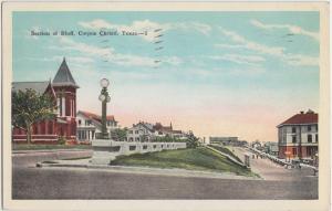 1940 CORPUS CHRISTI Texas Tx Postcard BLUFF Section Homes