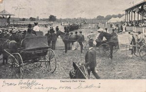 View of the Danbury Fair, Danbury, Connecticut, Early Postcard, Used in 1906