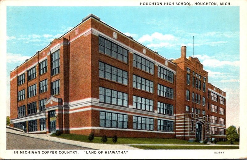 Michigan Houghton High School Curteich