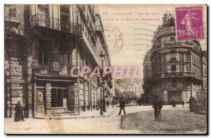 Toulouse Old Postcard Rue de Metz Angle Merchants Street