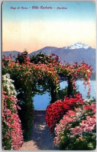 Lago Di Como - Villa Carlotta - Giardino Italy Botanical Garden Postcard