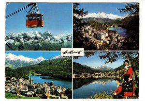 Four Views of St Moritz, Switzerland, Used