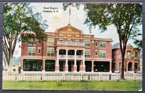 Vintage Postcard 1911-15 Rogers Hotel (now Roger's House) Lebanon New Hampshire