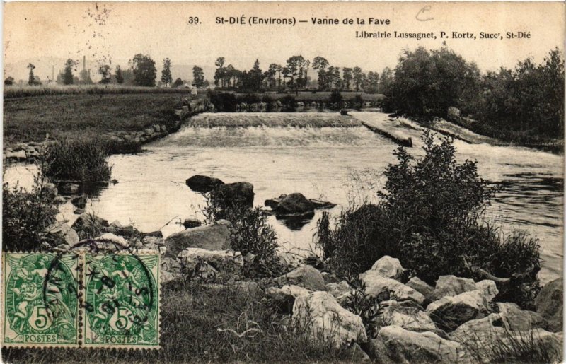 CPA St-DIÉ (Env. - Vanne de la Fave (657434)