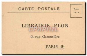 Old Postcard Librairie Plon Street Garanciere Paris