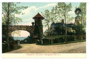 RI - Narragansett Pier. Entrance to Dunmere