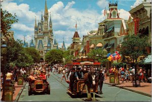 Main Street US Walt Disney World Postcard PC558