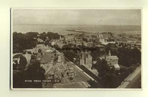 h0314 -  View from Parish Church Tower , Ryde , Isle of Wight - postcard