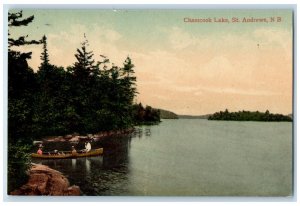 St. Andrews New Brunswick Canada Postcard Chamcook Lake c1910 Unposted