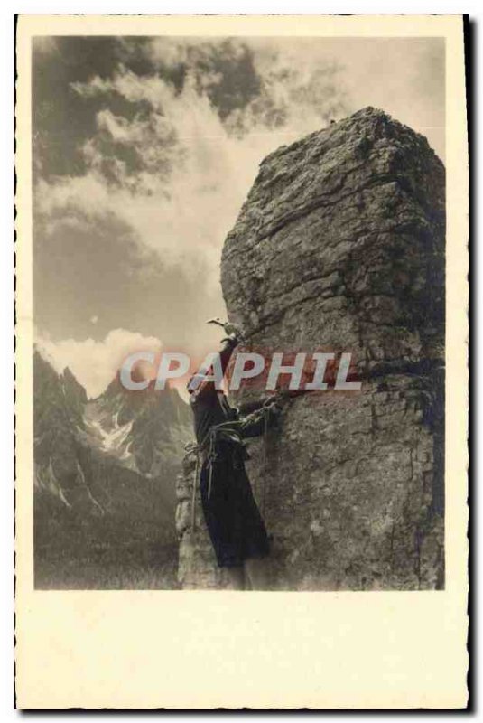 Old Postcard Mountaineering