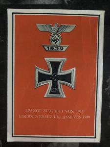 Mint Germany Patriotic Postcard War orders of the Greater German Reich
