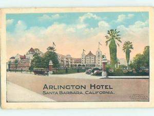 Bent W-Border ARLINGTON HOTEL Santa Barbara California CA B4548