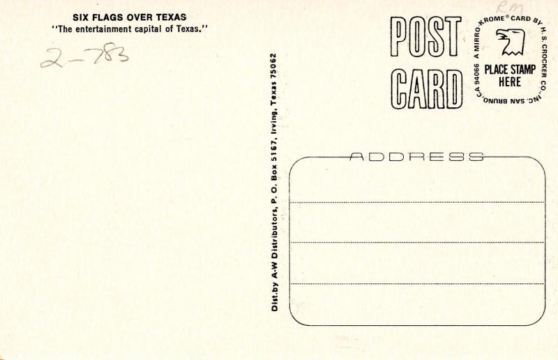 TX - Arlington. Six Flags Over Texas. Roller Coaster 