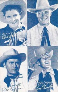 Cowboy Arcade Card Bob Steele Jack Luden Peter Cookson & Lane Chandler