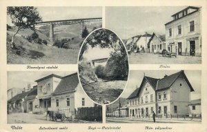 Postcard Hungary Voloc(nowadays Ukraine) picture collage
